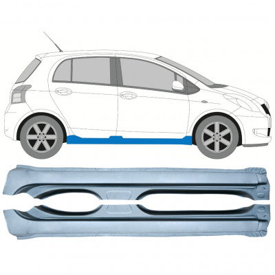 Reperaturka progu do Toyota Yaris 2006-2011 / Lewa+Prawa / Zestaw 10015