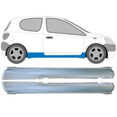 Pełny próg do Toyota Yaris 1999-2005 / Lewa+Prawa / Zestaw 9214