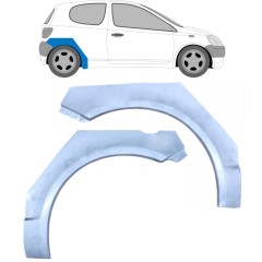Reperaturka błotnika tylnego do Toyota Yaris 1999-2005 / Lewa+Prawa / Zestaw 10400