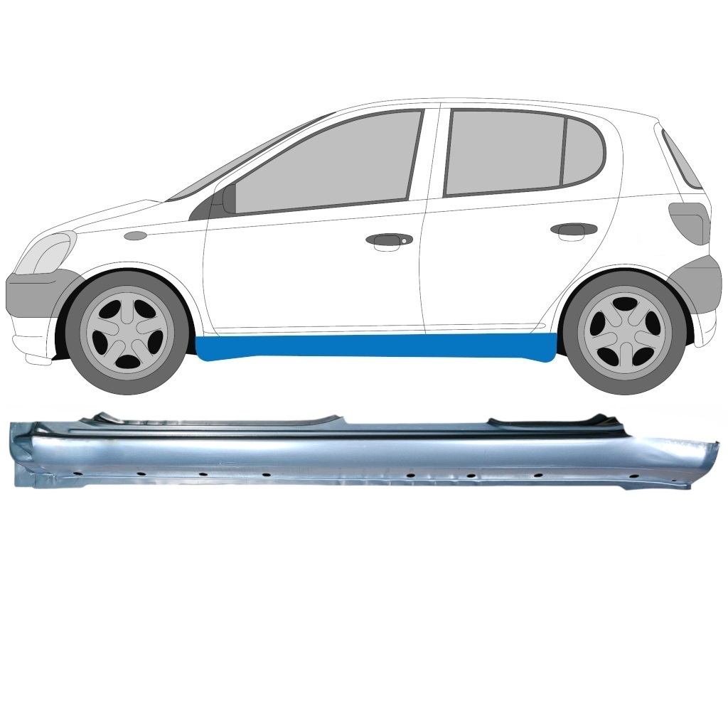 Reperaturka Progu Do Toyota Yaris 1999-2006 / Lewa 5465