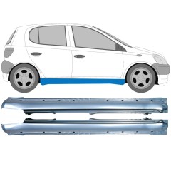 Pełny próg do Toyota Yaris 1999-2005 / Lewa+Prawa / Zestaw 9213