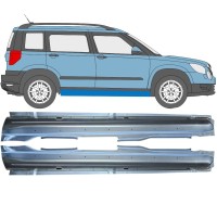 Pełny próg do Skoda Yeti 2009- / Lewa+Prawa / Zestaw 15977