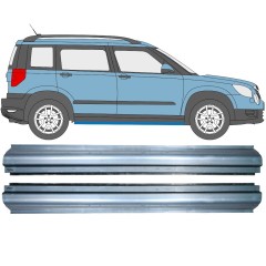 Reperaturka progu do Skoda Yeti 2009- / Lewa+Prawa / Zestaw 11378