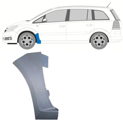 Reperaturka błotnika przedniego do Opel Zafira B 2005-2012 / Lewa 16851