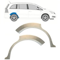 Reperaturka błotnika tylnego do Opel Zafira B 2005-2012 / Lewa+Prawa / Zestaw 14758