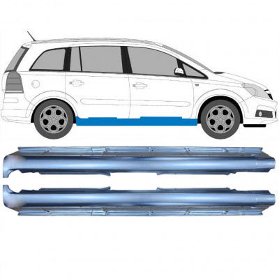 Pełny próg do Opel Zafira 2005-2012 / Lewa+Prawa / Zestaw 10617