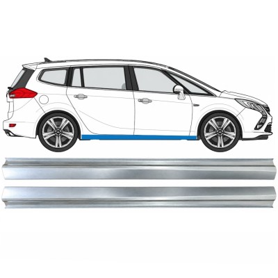 Reperaturka progu część dolna do Opel Zafira C 2012-2019 / Lewa+Prawa / Zestaw 17041