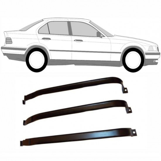 BMW 3 E36 1996-2000 318 1.8 M OBEJMY ZBIORNIKA PALIWA UCHWYTY