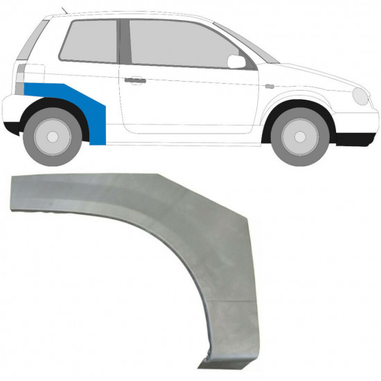 VW LUPO SEAT AROSA 1998-2005 REPERATURKA BŁOTNIKA TYLNEGO / PRAWA STRONA