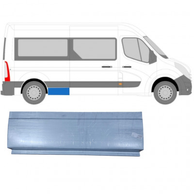 RENAULT MASTER 2010- REPERATURKA BŁOTNIKA TYLNEGO / PRAWA STRONA