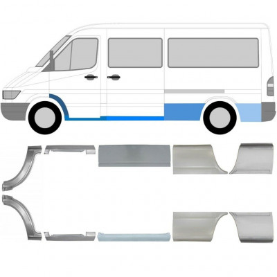 MERCEDES SPRINTER 1995-2006 ŚREDNI ROZSTAW OSI PANEL NAPRAWCZY / ZESTAW 10