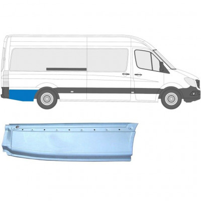 Reperaturka błotnika tylnego do Mercedes Sprinter 2006- / XLWB / Prawa 6269